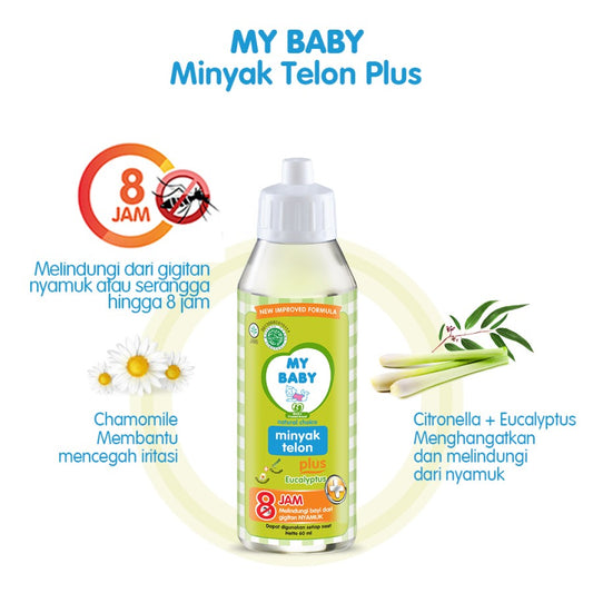 My Baby Minyak Telon Plus 60x90ml