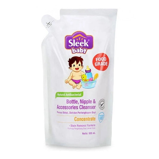 Sleek Baby Bottle Nipple & Accessories Cleanser Pouch 12x900ml