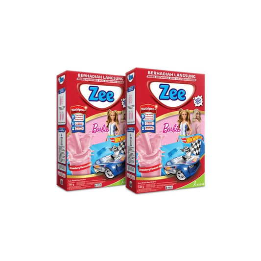 Zee Reguler Strawberry Milk 12x340gr